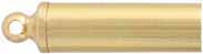 Powder Measure,
75 grains of FFg black powder
or 1.1 ounces of lead bird shot,
solid brass, made in the USA